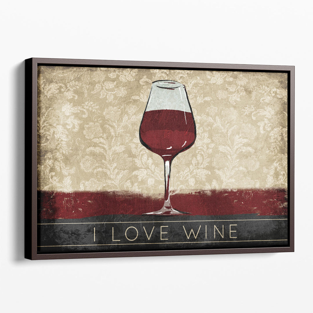 Retro Typography Canvas Art elegant lettering design