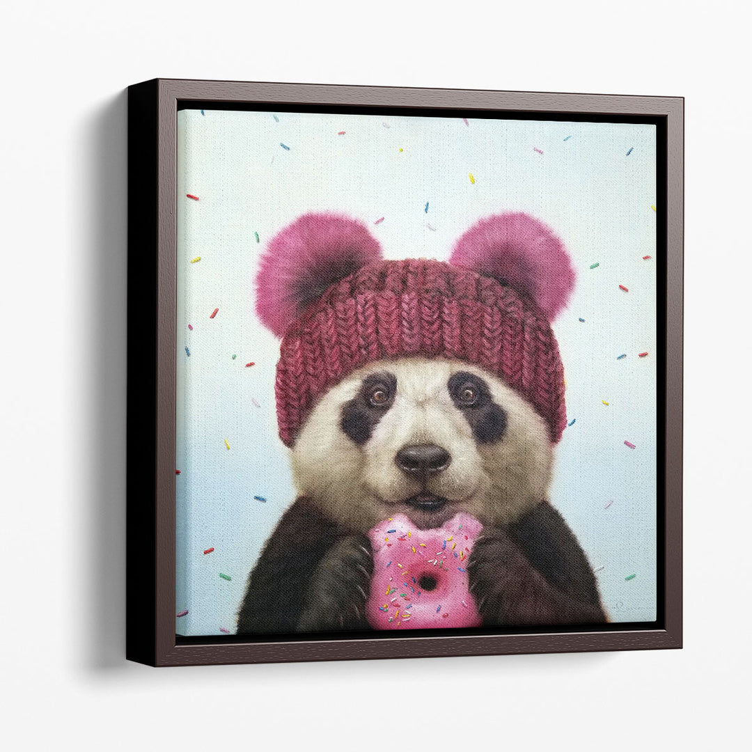 First Bite - Canvas Print Wall Art