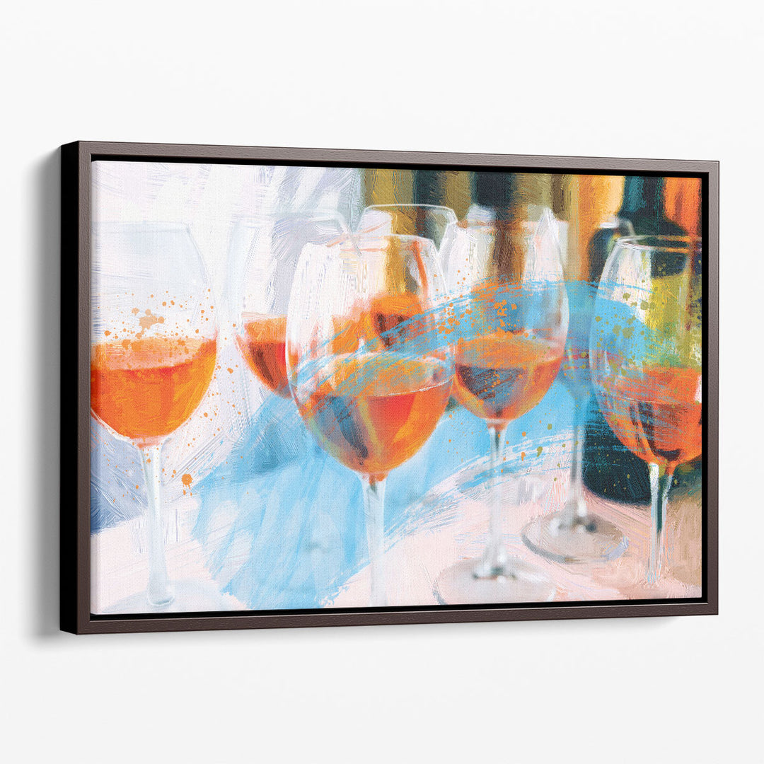 Contemporary Wall Art sleek wine design