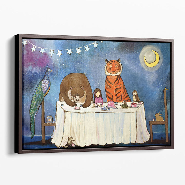 Cake and Tea - Canvas Print Wall Art