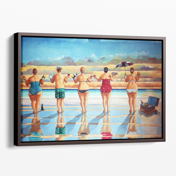 Sunset Picnic - Canvas Print Wall Art