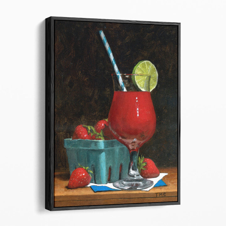 Strawberry Daquiri - Canvas Print Wall Art