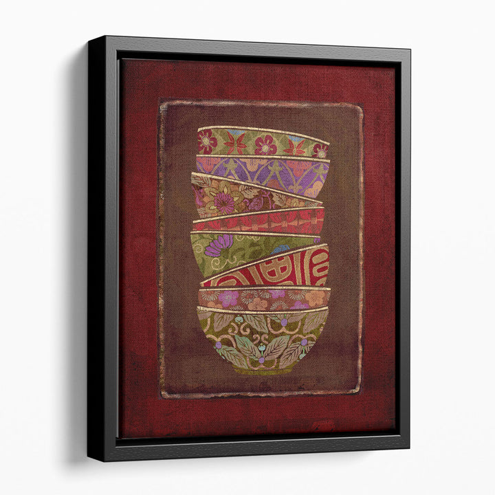 Asian Bowls I - Canvas Print Wall Art