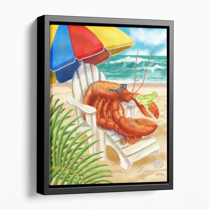 Beach Friends - Lobster - Canvas Print Wall Art