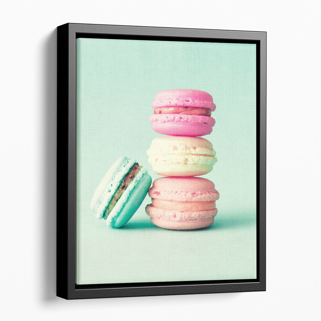 French Macarons - Canvas Print Wall Art