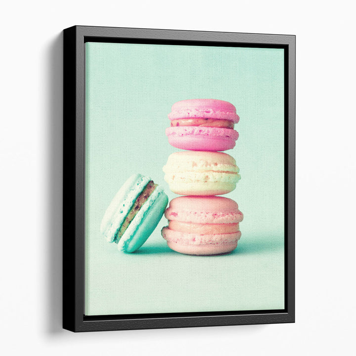 French Macarons - Canvas Print Wall Art