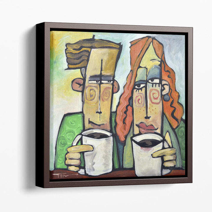 Coffee Date - Canvas Print Wall Art