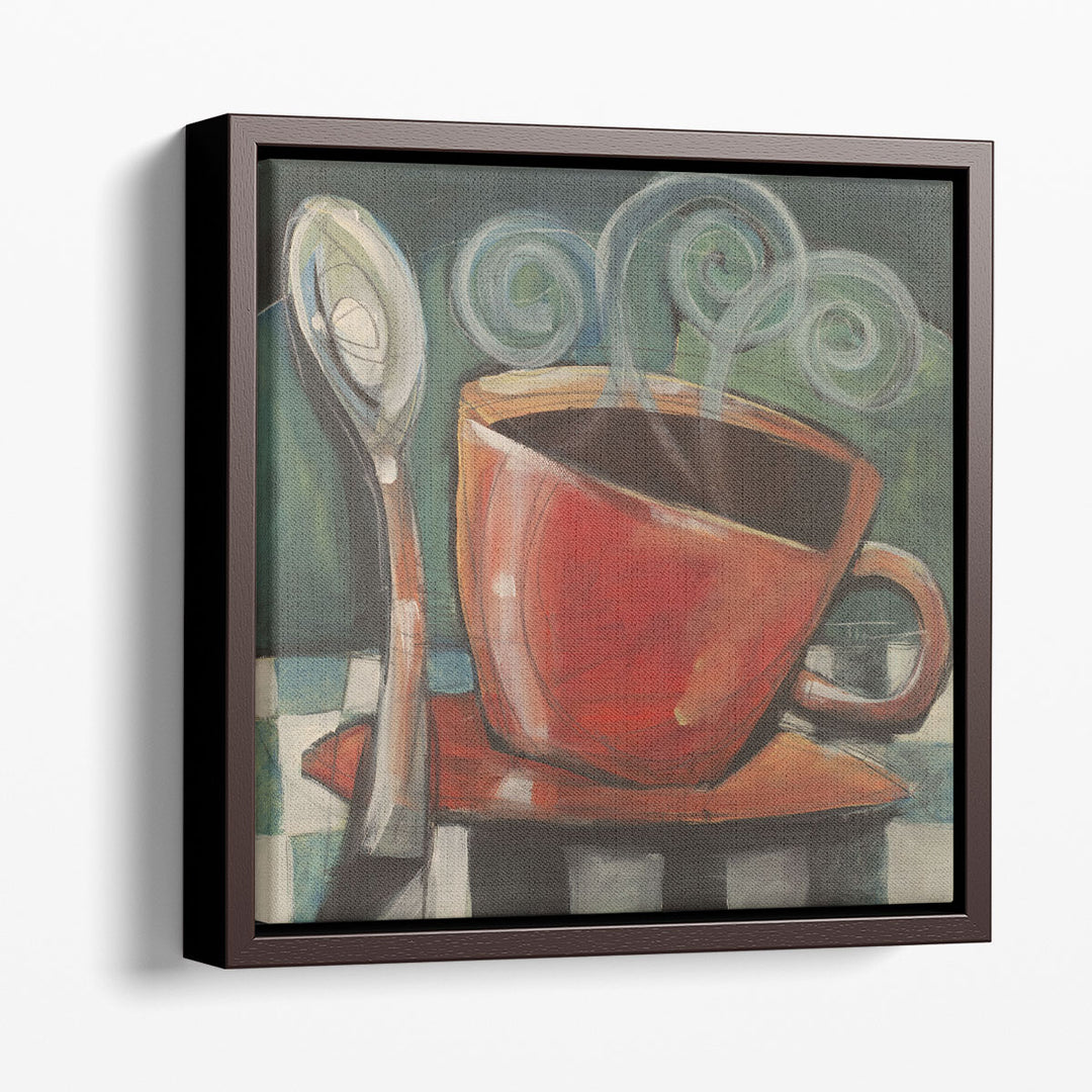 Cup And Spoon - Canvas Print Wall Art