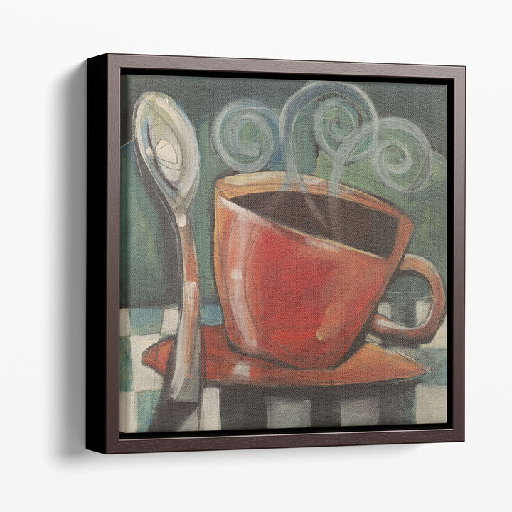 Cup And Spoon - Canvas Print Wall Art