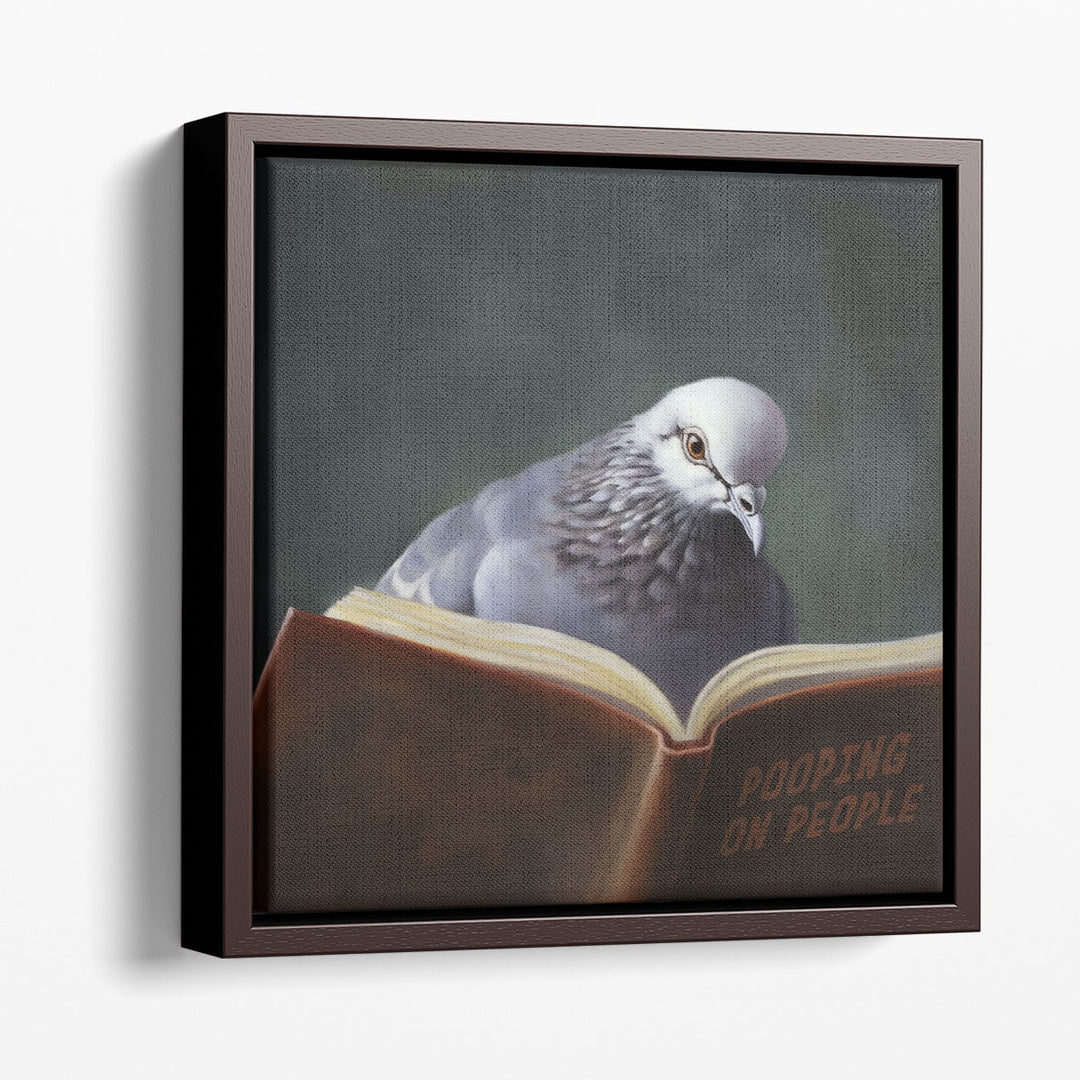 Pooping On People - Canvas Print Wall Art
