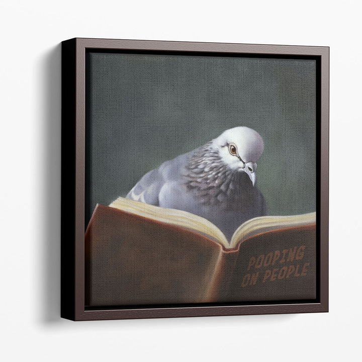 Pooping On People - Canvas Print Wall Art