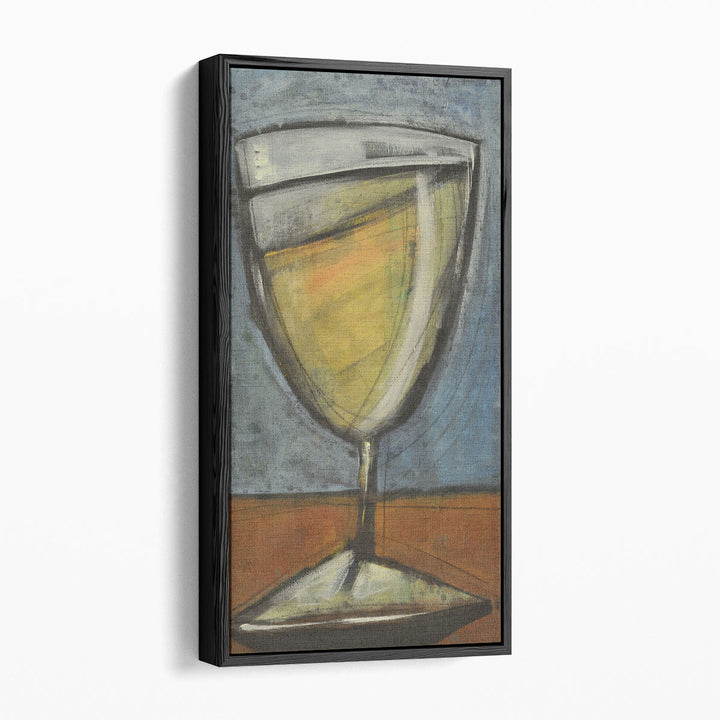 Glass Of White - Canvas Print Wall Art