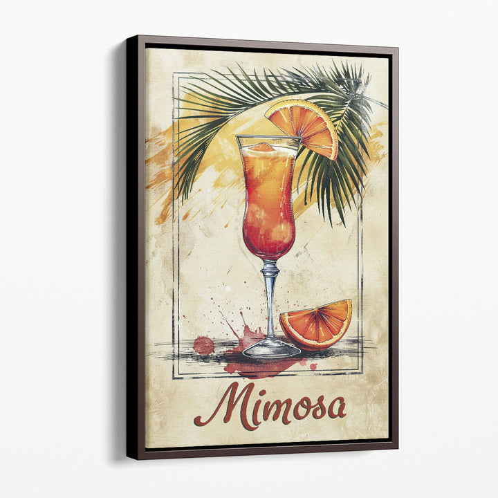 Mimosa Drink - Canvas Print Wall Art