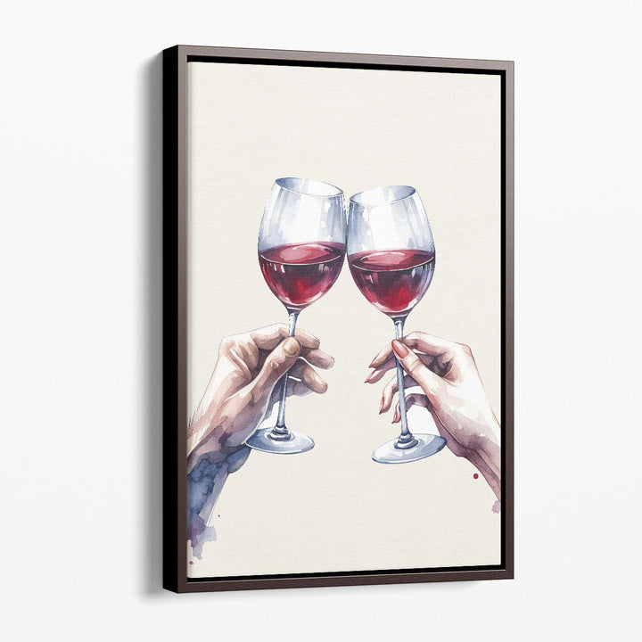 minimalist wall art – simple hand cheers