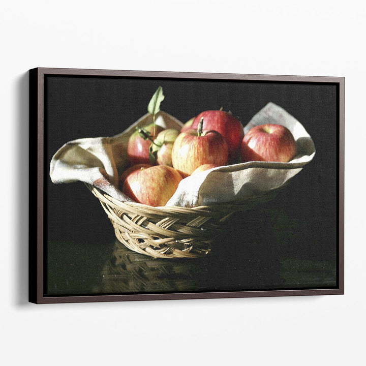 Large apple photo print kitchen wall