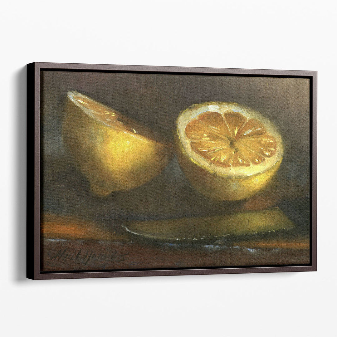 contemporary art prints – modern yellow and brown style