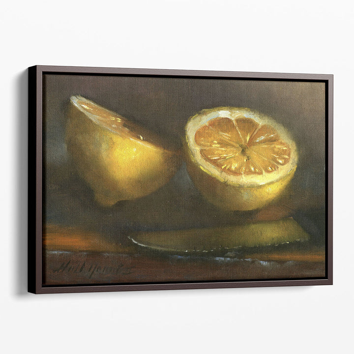 contemporary art prints – modern yellow and brown style
