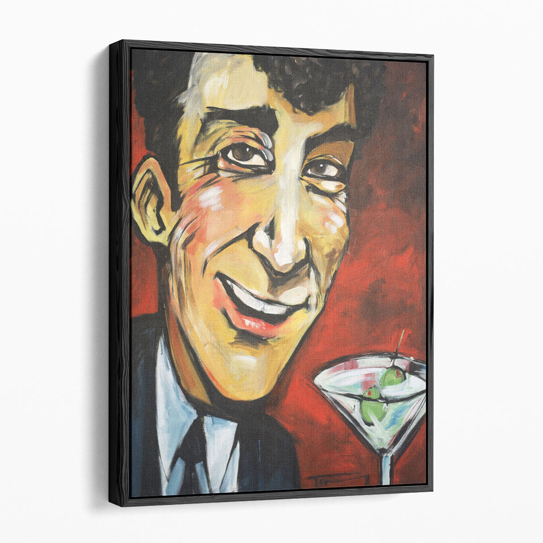 Martini Cocktail Art Prints – stylized martini glass design