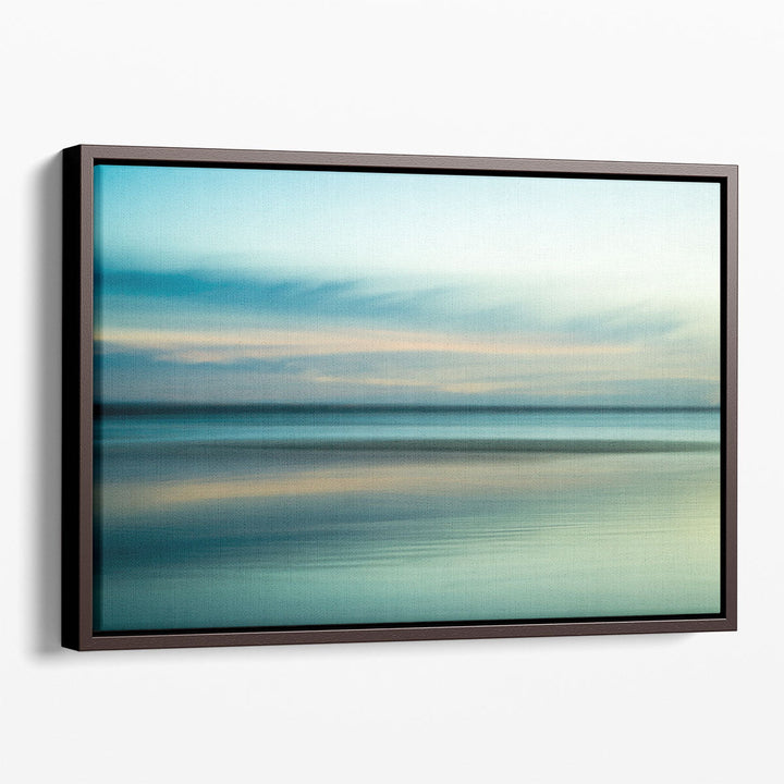 Calming Serene Ocean Abstract - Canvas Print Wall Art