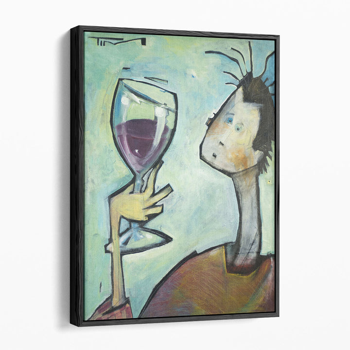 Abstract Portrait Wall Art – modern face silhouette