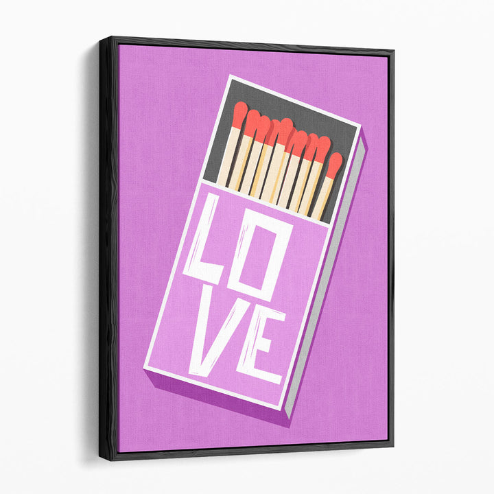 kitchen wall decor – purple and white matchbox design