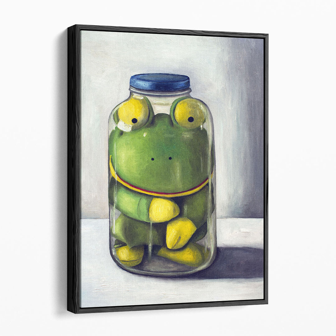Preserving Childhood Frog - Canvas Print Wall Art