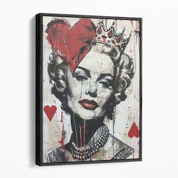 Queen Of Hearts - Canvas Print Wall Art
