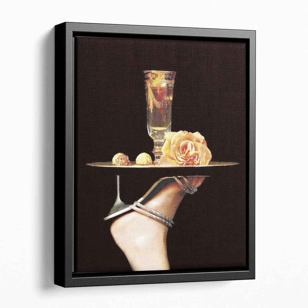 surreal art prints – shoe and glasses