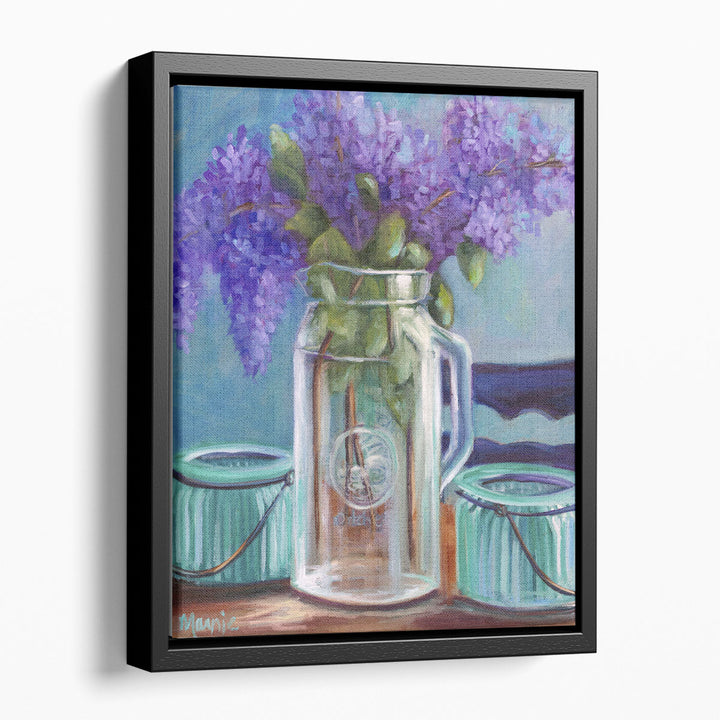 Homestead Lilacs - Canvas Print Wall Art
