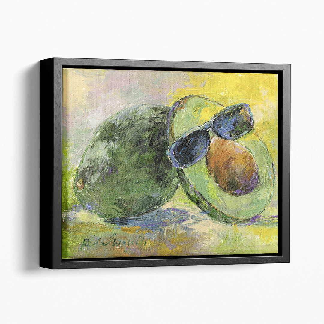 Funny Childrens Art Prints avocado illustration