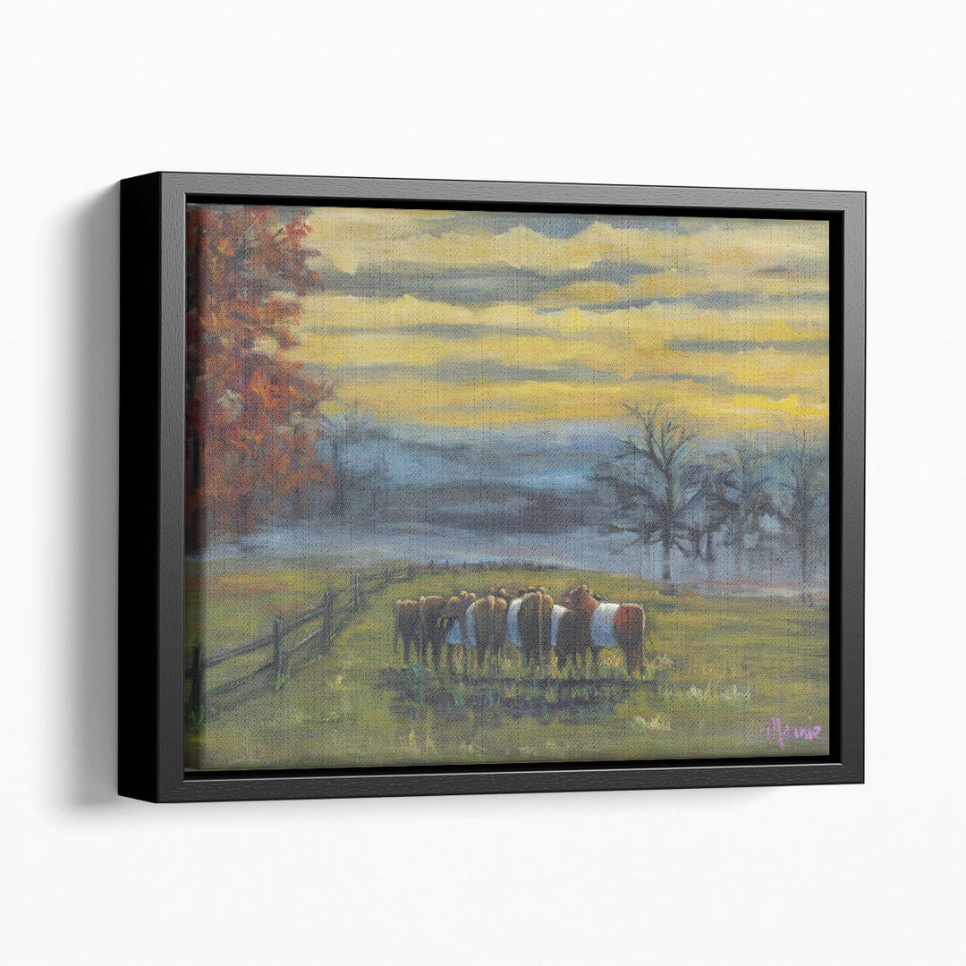 Scenic country prints with autumn countryside view