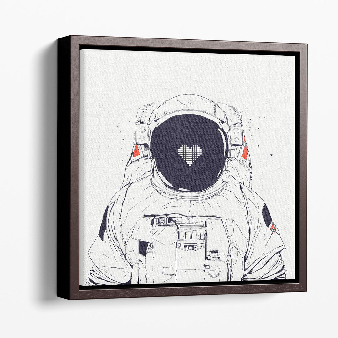 Astronaut Love - Canvas Print Wall Art