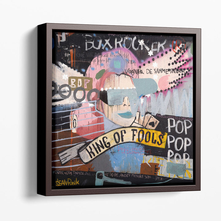 King of Fools - Canvas Print Wall Art