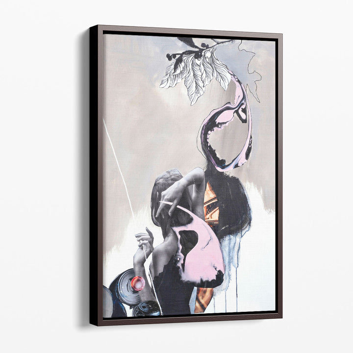 Pink Fluence 2 - Canvas Print Wall Art