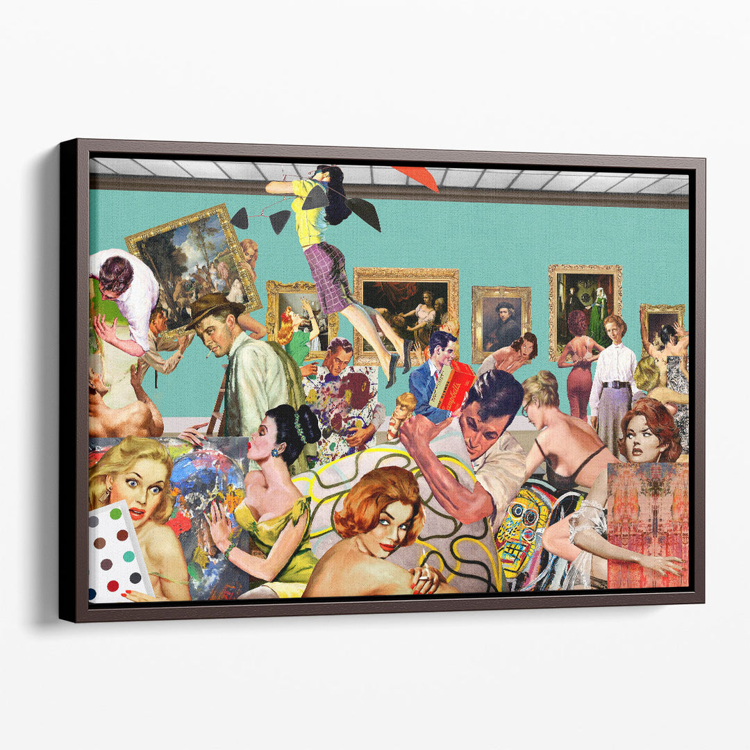 Art Lovers - Canvas Print Wall Art