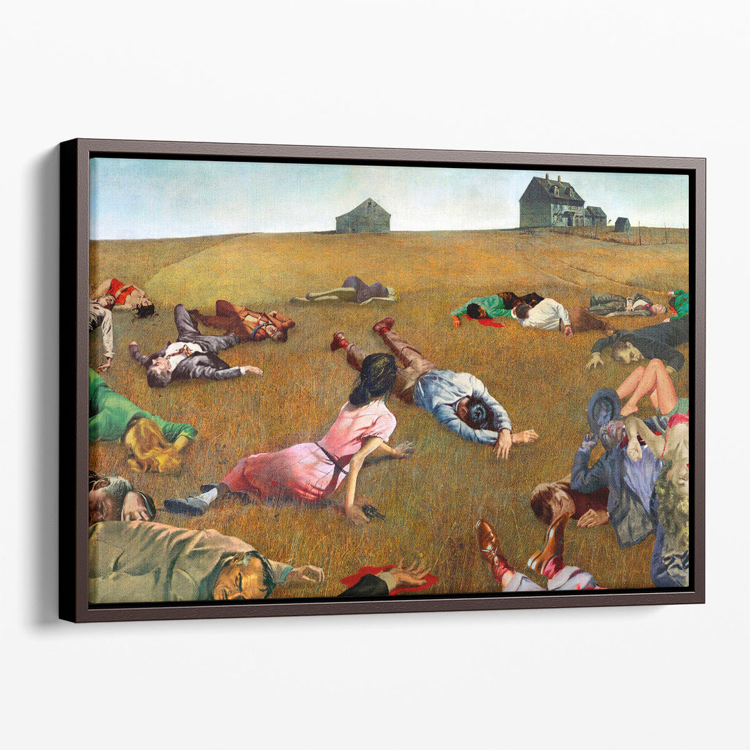 Christina Stands Her Ground - Canvas Print Wall Art