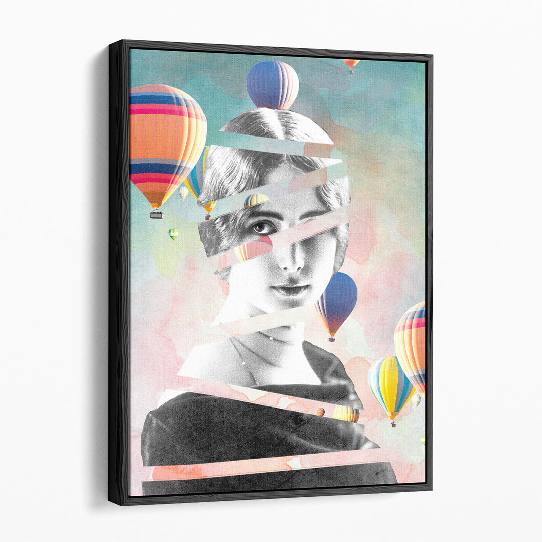 Cleo De Merode Baloons - Canvas Print Wall Art