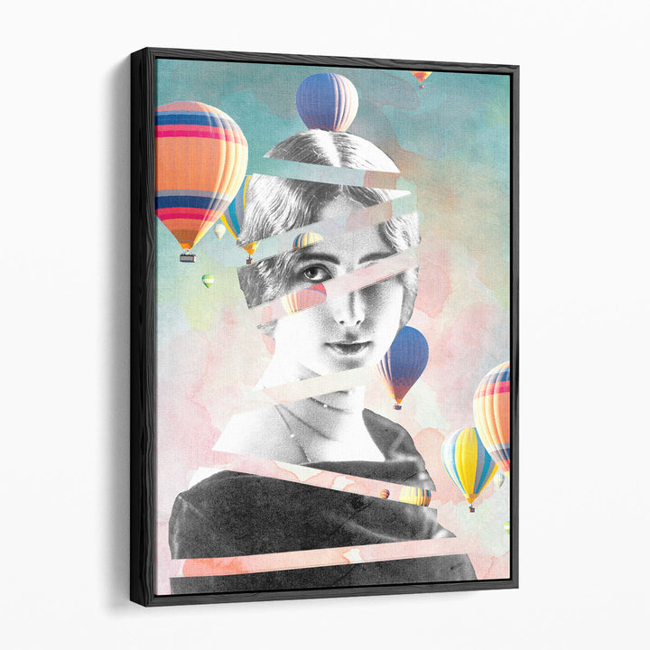 Cleo De Merode Baloons - Canvas Print Wall Art