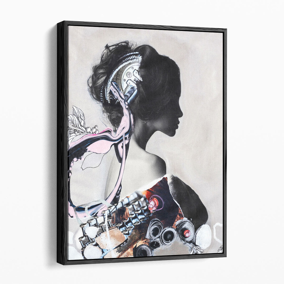 Pink Fluence 1 - Canvas Print Wall Art