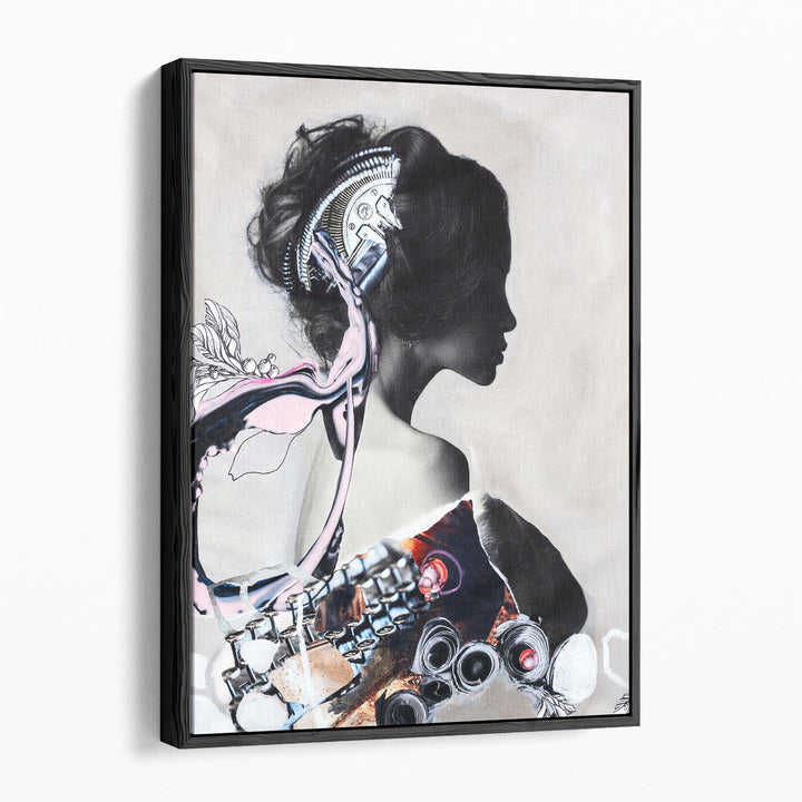 Pink Fluence 1 - Canvas Print Wall Art