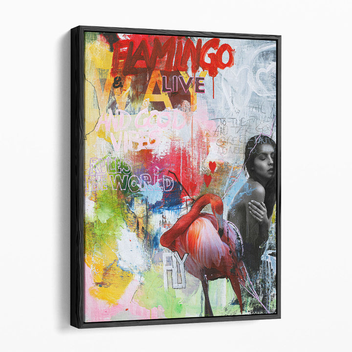 Flamingo - Canvas Print Wall Art