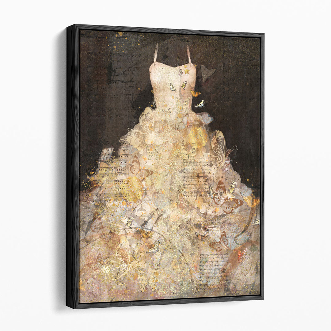 Butterfly Dress - Canvas Print Wall Art