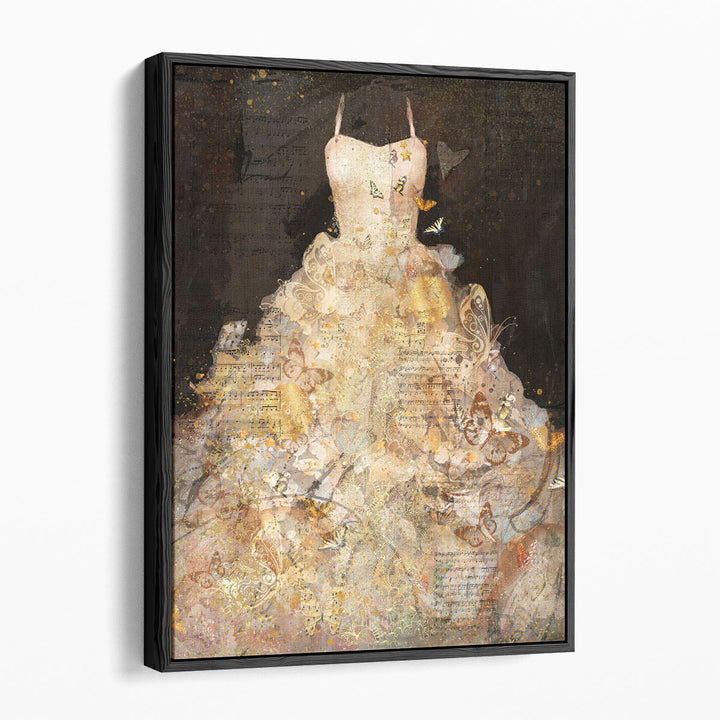 Butterfly Dress - Canvas Print Wall Art