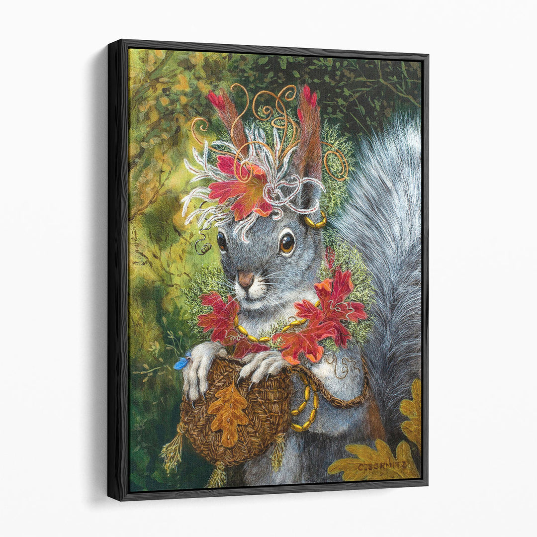 The Squirrelas Dream - Canvas Print Wall Art