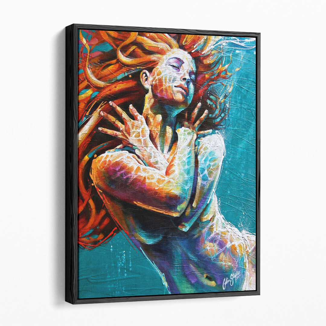 Floating in Color - Canvas Print Wall Art