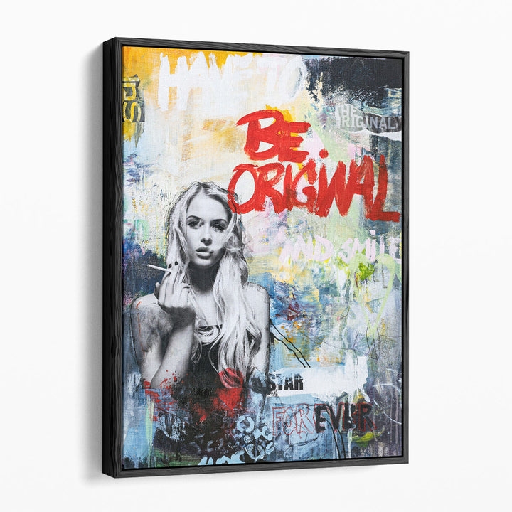 Be Original - Canvas Print Wall Art