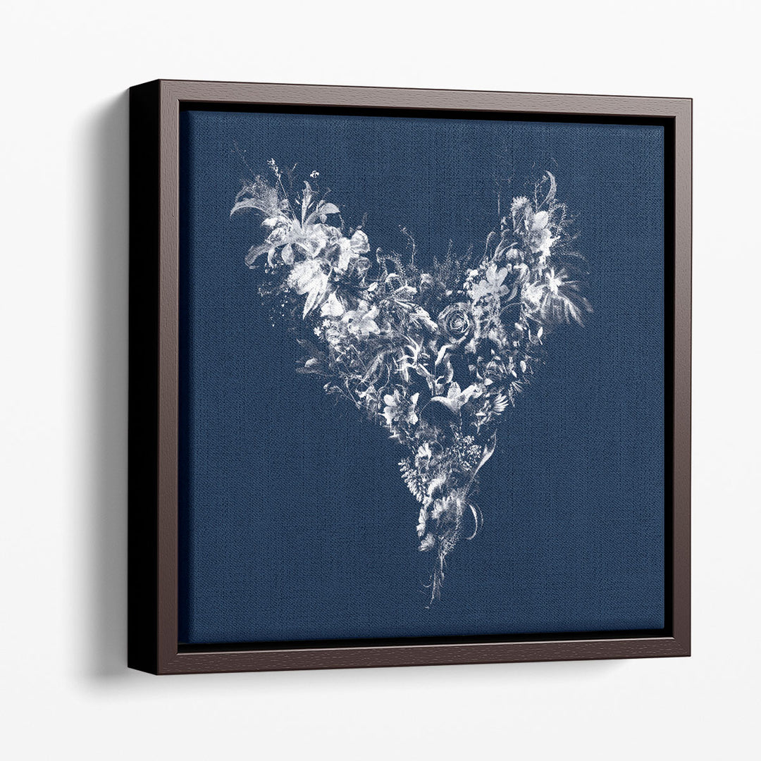 Heart Silhouette - Canvas Print Wall Art