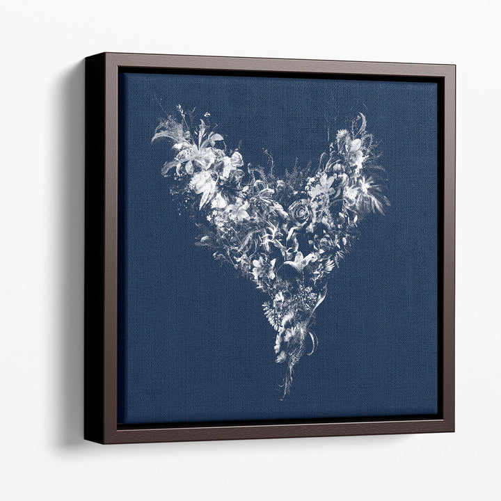 Heart Silhouette - Canvas Print Wall Art