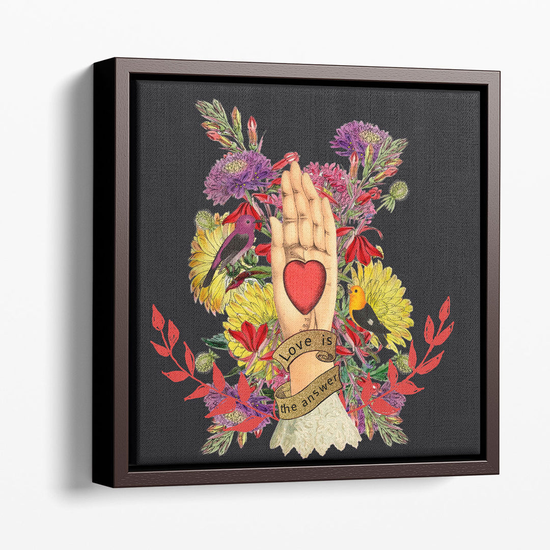 Love Is the Answer - Canvas Print Wall Art