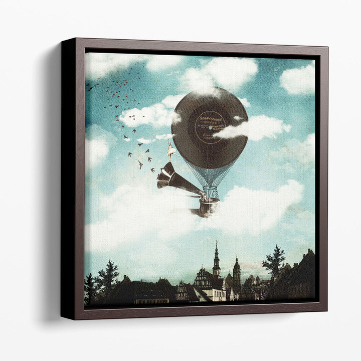 The Traveling Ballerina - Canvas Print Wall Art
